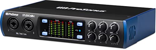 PreSonus Studio 68c 6x6, 192 kHz, USB Audio Interface with Studio One Artist and Ableton Live Lite DAW Recording Software PreSonus Studio 68c 6x6, 192 kHz, USB Audio Interface with Studio One Artist and Ableton Live Lite DAW Recording Software